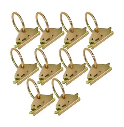 New 10 Pack Heavy Duty E Track O Rings Tie Down Anchors, View more