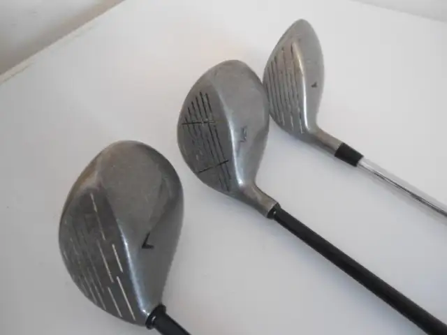 SIX RIGHT HANDED FAIRWAY/ RESCUE GOLF CLUBS in Golf in Sudbury - Image 6