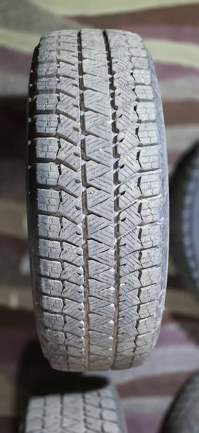 195/65R15 Bridgestone Blizzak WS90 Winter Tires on Steel Rims in Tires & Rims in London - Image 4
