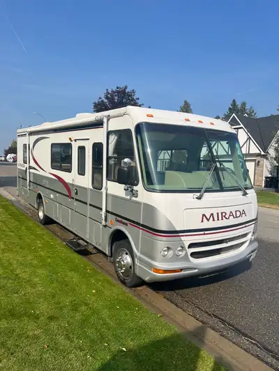 This motorhome is 30 feet long has low miles and is in great shape! Adventure-ready and super clean!...