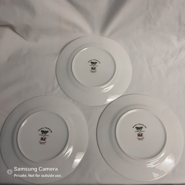 Nuova R2S Italy Dessert plates x 3 boxed floral Paula Scaletta in Kitchen & Dining Wares in Calgary - Image 4