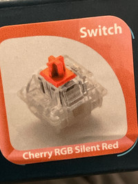 Ducky cherry RBG silent red