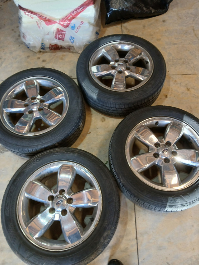 17" Kumho tires on chrome rims  #750 in Tires & Rims in St. Catharines