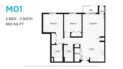 2 bed 2 bath unit Ground floor available for sublet from march 1, 2026. It comes with 1 parking stal...