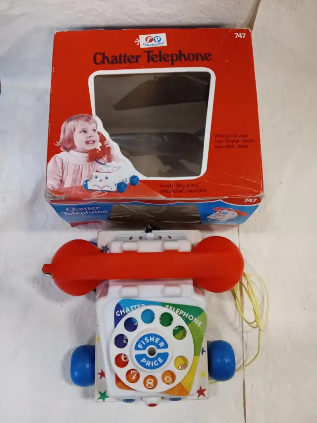 Vintage Fisher Price Chatter Telephone63234702344323120