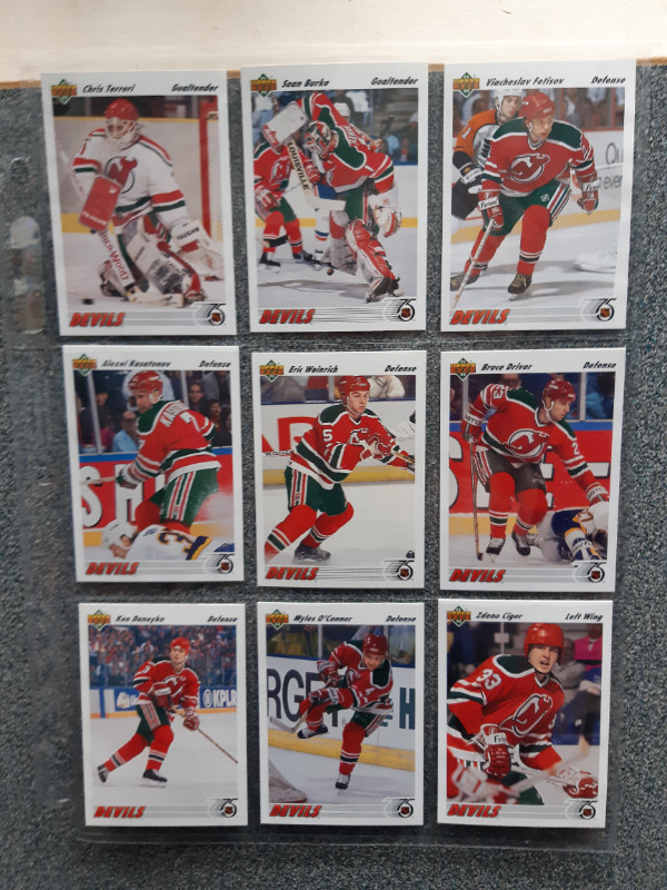 Carte de hockey Devils du New Jersey Upper Deck 1991-1992 dans Art et objets de collection  à Lévis - Image 2
