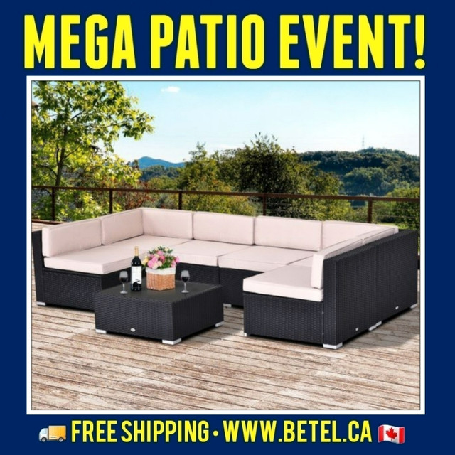 SPRING SALE | OUTDOOR PATIO SETS | FREE SHIPPING in Patio & Garden Furniture in City of Montréal - Image 4