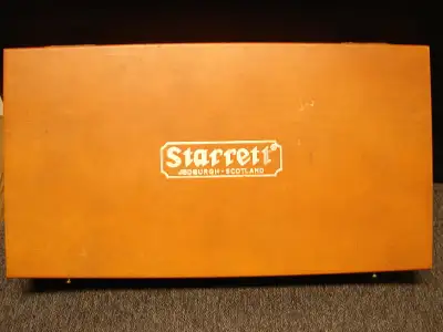 Higher end Micrometers from England and Scotland ,Starrett ,Neill,Mrecer,Mauser in original wooden b...