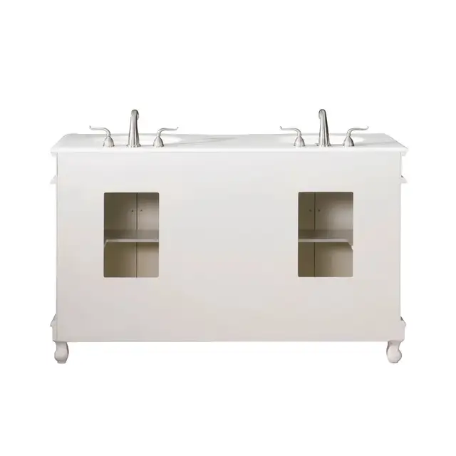60'' Double Bath Vanity with Engineered Marble Top – BRAND NEW in Cabinets & Countertops in Oakville / Halton Region - Image 6