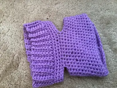 Hand crocheted, extra small dog sweater!!, View more