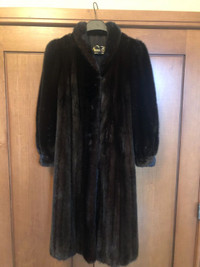 Diamond Mink Fur Coat