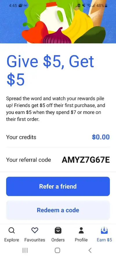 Flash food discount grocery Referral Code, View more