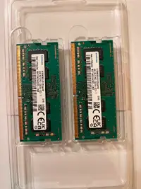 Matched 8GB DDR4 kit (2 x 4GB) for laptop / notebook