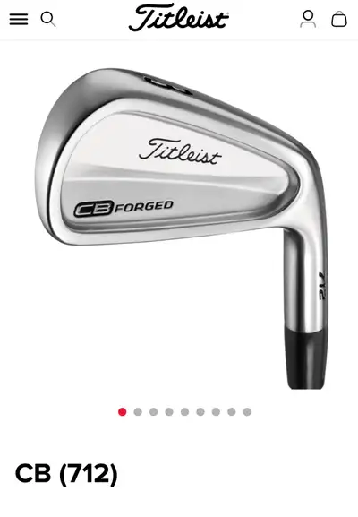 Titleist Irons Full Set Golf Clubs - CB 712 4-PW, View more