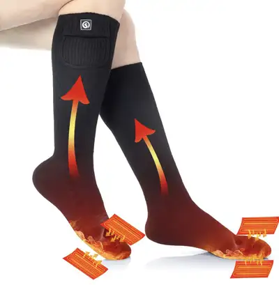 Savior heated socks/chaussettes chauffantes size small, View more