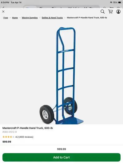hand truck/dolly cart, View more