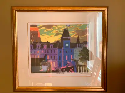 Cadre Ancien Palais de justice Québec (19x17 pouces) (A. Dumas), View more