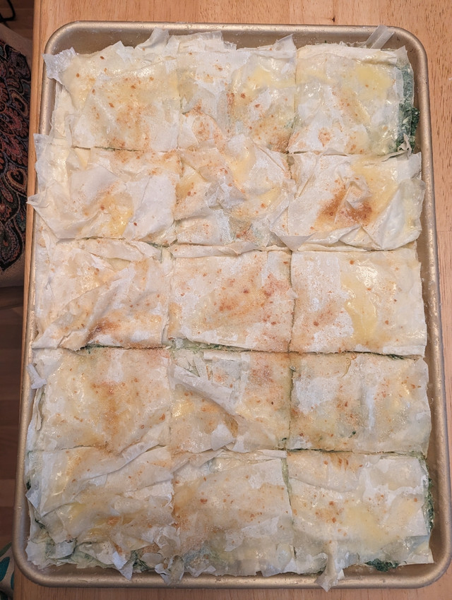 Spanakopita filled with spinach and feta cheese  in Other in Edmonton - Image 2
