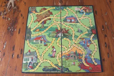 Vintage Uncle Wiggily Game Board, View more