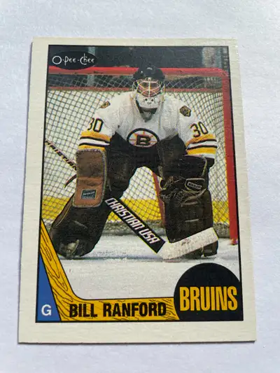 1987-88 O-Pee-Chee #13 Bill Ranford RC - Carte de Hockey, View more