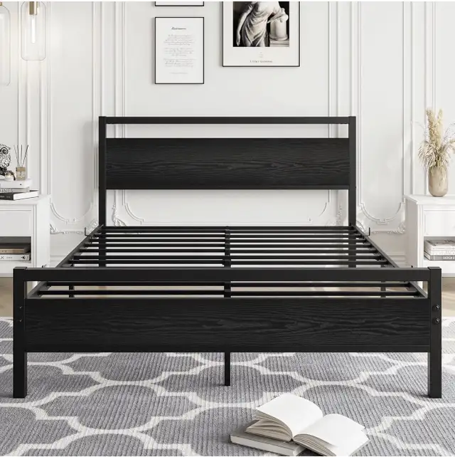 Full Size Platform Bed frame in Beds & Mattresses in Kitchener / Waterloo - Image 3