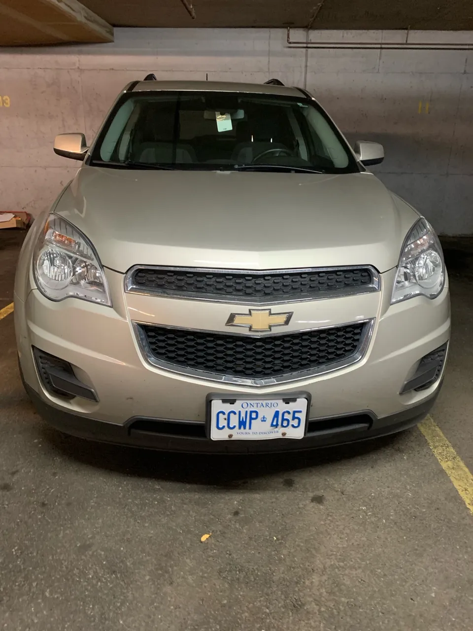 2015 Chevrolet Equinox with Ontario Plate