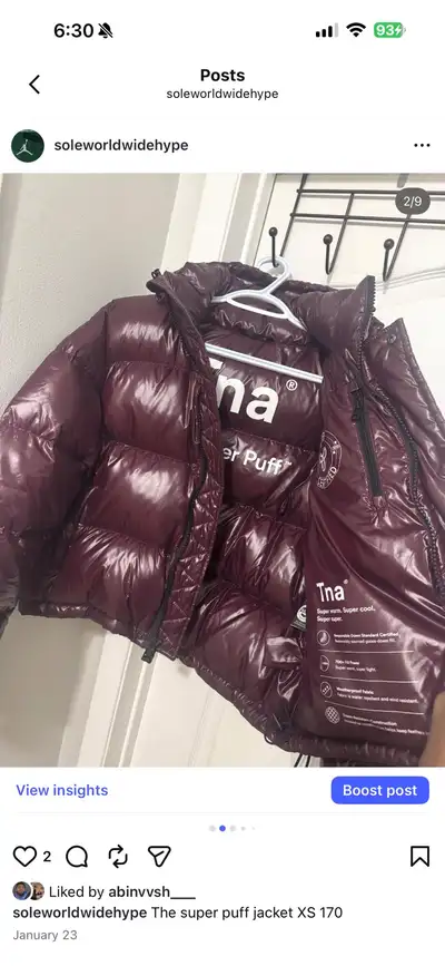 The super puff jacket XS 170, View more