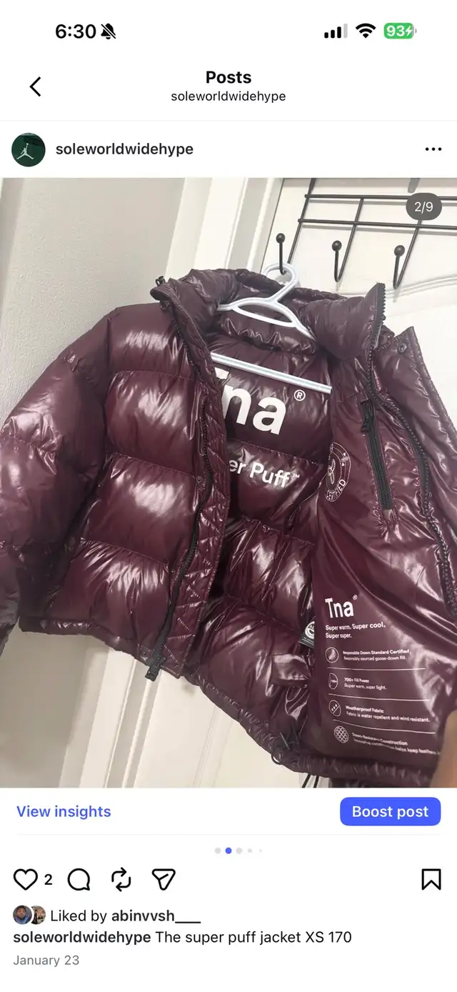 The super puff jacket XS 170 in Men's in City of Toronto - Image 2