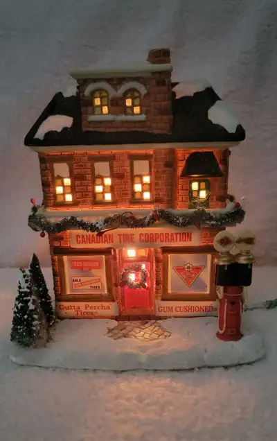 Vintage Canadian Tire Christmas Village , View more
