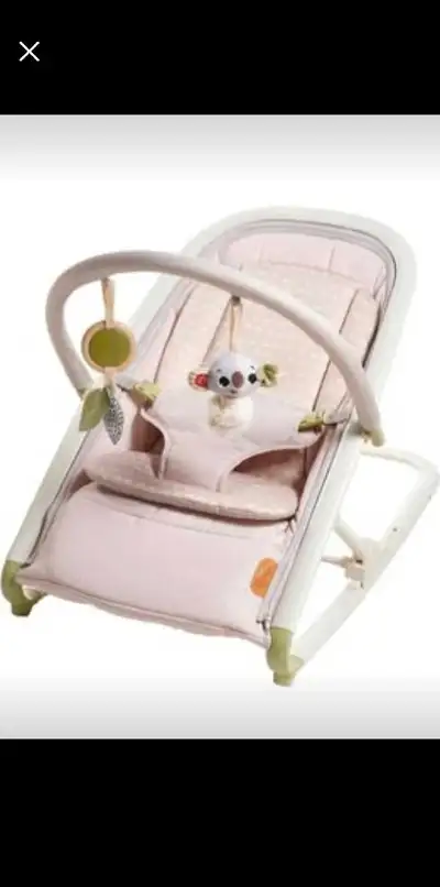 Tiny Love Boho Chic 2-in-1 Rocker with Removeable Toy Bar, Rocking or Stationary Modes and Folds Fla...