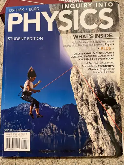 OSTDIEK /BORD physics textbook Student edition Great condition, minor flaws Originally $83+ Asking $...