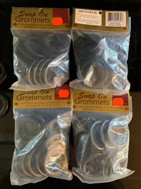 Curtain Grommets - Snap on Plastic