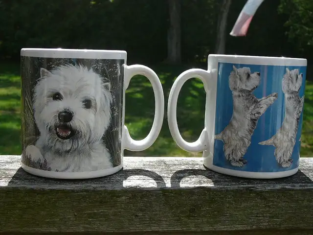 West Highland White Terrier mugs, Westie coffee mugs, westi mug in Other in Oakville / Halton Region - Image 3