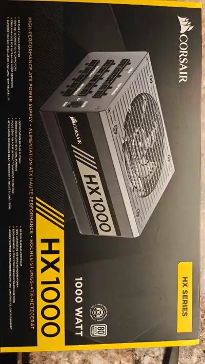 Corsair HX1000 PSU, View more
