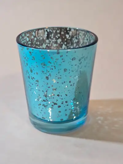 Small glass candle holder X12, View more