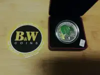 2010 Royal Canadian Mint $20   maple leaf crystal raindrop coin