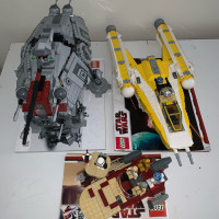 Lego Star Wars AT-TE, Y-Wing & Landspeeder