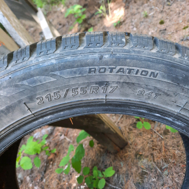 17 inch M+S   215/55R17 Tire in Tires & Rims in Cranbrook - Image 2