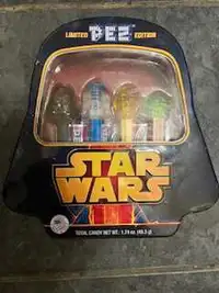 Vintage Star Wars PEZ Dispensers Collectors Set Darth Vader Tin 