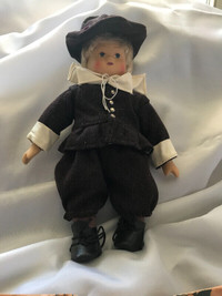 Ceramic Doll Pilgrim Boy