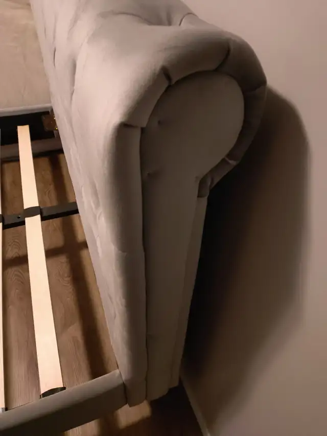Structube Double Size Tufted Bed Frame64840234136705123