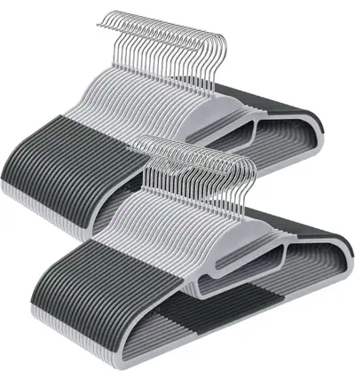 New-SONGMICS 50 Pack Coat Hangers, Heavy-Duty Suit Hanger, View more