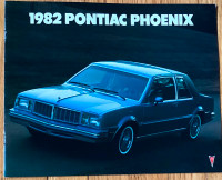 PONTIAC PHOENIX AUTO BROCHURE FOR SALE