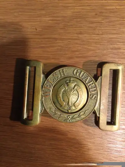 Early Welsh Guards Belt Buckle, View more