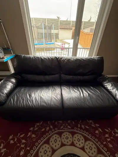 Leather couch , View more