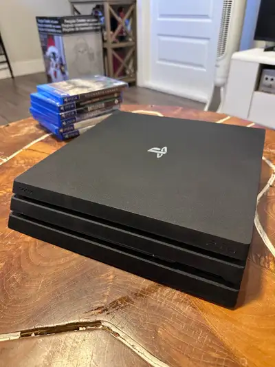 ps4 pro 1tb + games, View more