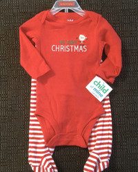 Christmas onesie and pant set- Size 3-6 months