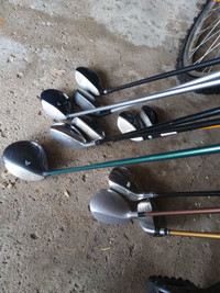 Assorted Golf Clubs