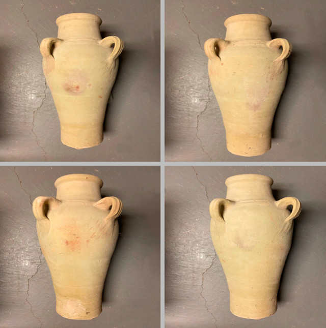 ✅ Mediterranean Amphora Terra Cotta Vase ✧ 22½" H x 10"∅ x 6½"∅ in Home Décor & Accents in Mississauga / Peel Region - Image 2