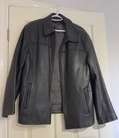 Danier men’s leather jacket, View more